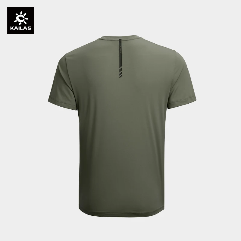 Casual Quick-drying T-shirt For Men Crew Neck Short Sleeve Tee Breathable Cycling Travel Tops Climbing Clothes KAILAS KG2317520