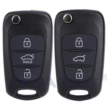 Sostituzione Chiave A Distanza Dell'automobile Borsette 3 BT Flip Pieghevole Chiave Caso Per Kia K2 K5 Rio 3 Picanto Ceed Cerato Sportage Per Hyundai