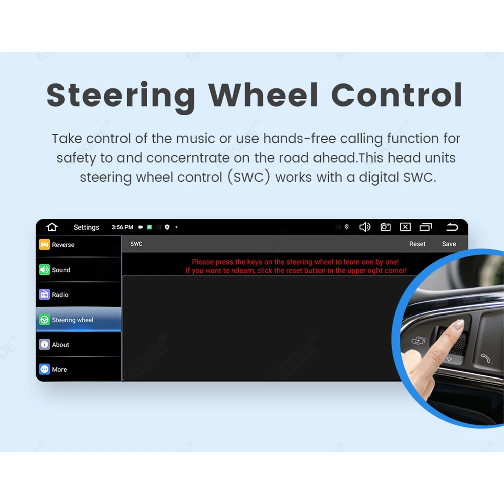 MEKEDE Radio estéreo para coche con pantalla de 10.26 pulgadas, 8 núcleos, 4G+64G, Android Auto, Carplay inalámbrico para BMW E46 M3 318/320/325/330/335 1998-2006, BT, DSP, 4G, WIFI, Android 15, Navegación GPS, Reproductor multimedia de vídeo para coche 6