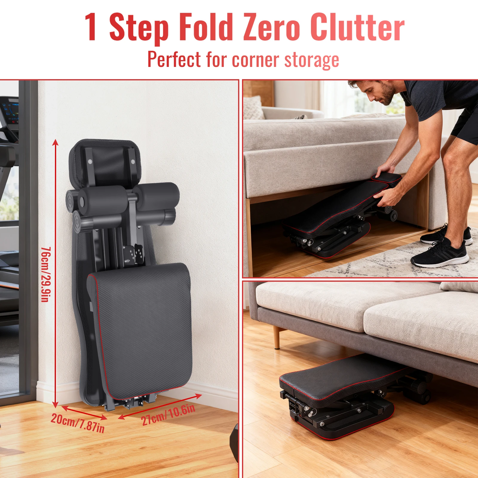 verstelbare trainingsbank in thuisfitness