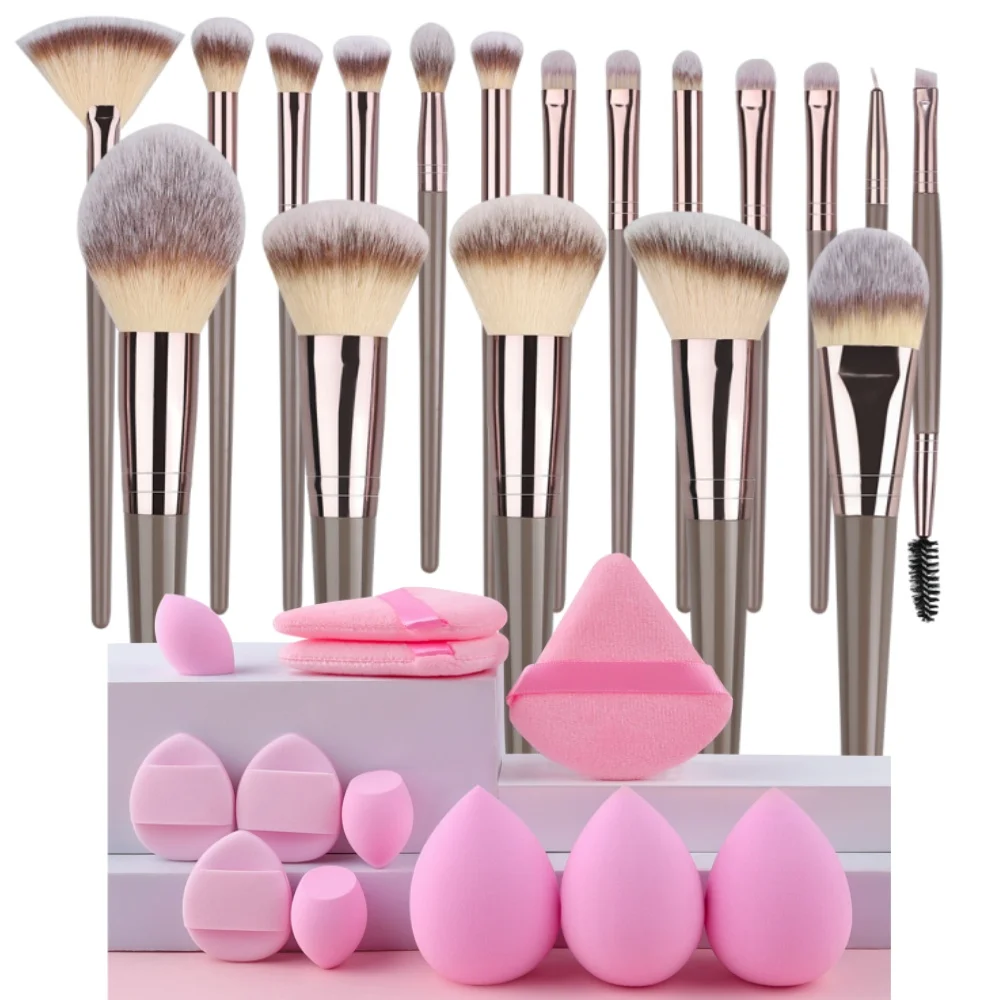 Luxury Soft Fluffy Cosmetic Brush Set for Effortless Beauty