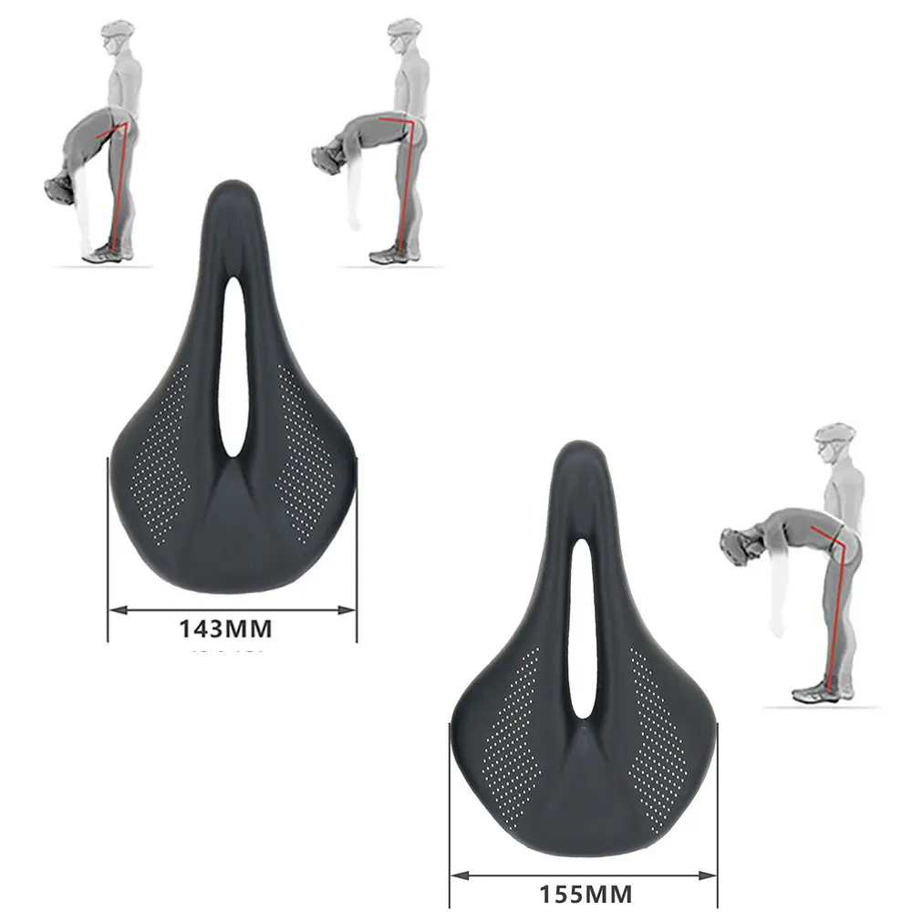 ELITA ONE Ultra-Light Carbon Leather Bike Saddle