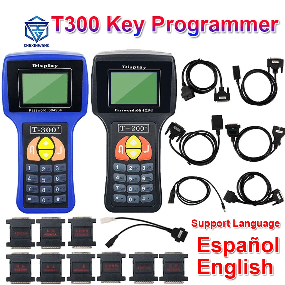 T300 Auto Car Key Programmer V17.8 T-Code T Code Obdii Obd Multi Vehicle Diagnostic Tool T300 + Car Key Maker Programmatore Di Codici Chiave