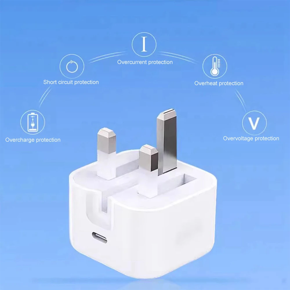 PD 20W Fast 2M Charger Foldable Phone Adapter For iPhone 14 13 12 11 Pro Max 8 7 6 6s Plus Quick Charging Data Cable Accessories