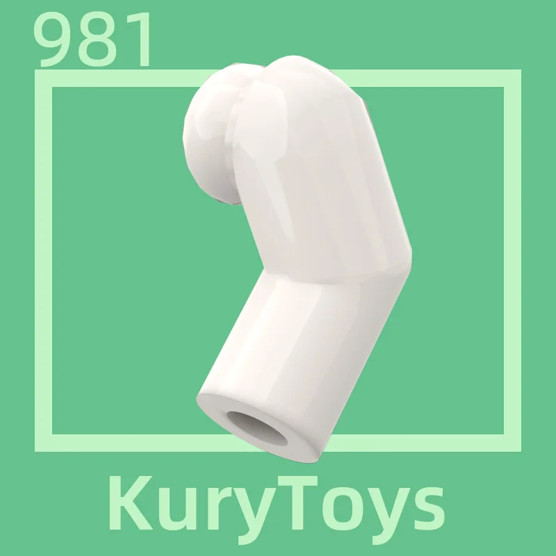 Kury 장난감 DIY MOC, 981 #100pcs 빌딩 블록 부품, 신체 부위 팔, 왼쪽