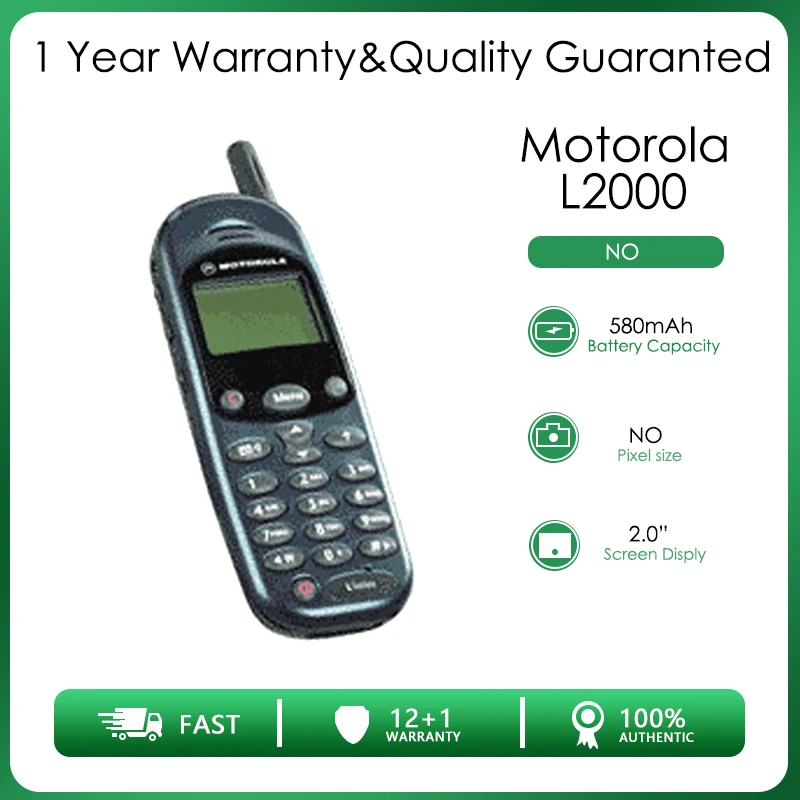 Motorola L2000 Refurbishedoriginal Unlocked Cheap Old Used Mobile Phone Mobile Phones
