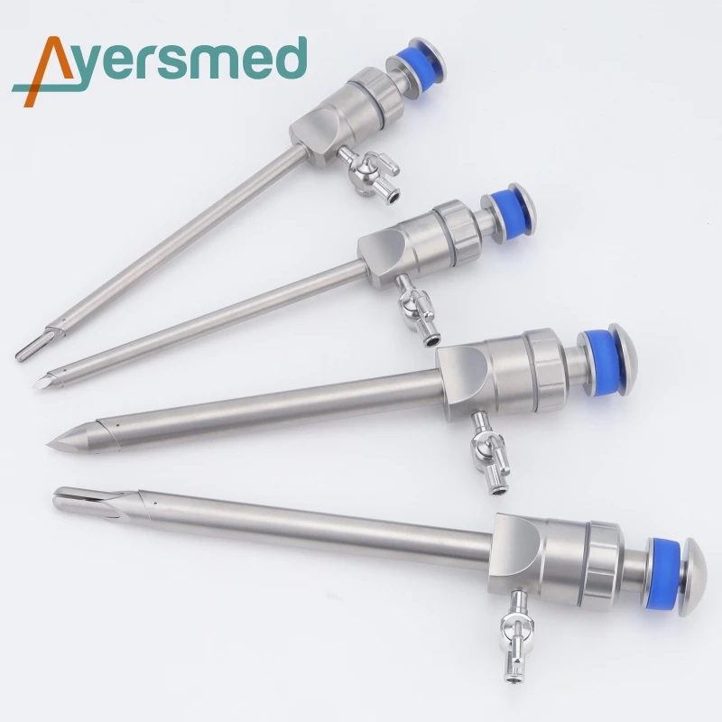 Laparoscopic Surgical Trocar Reusable Magnetic Type 5mm & 10mm Safety Tip