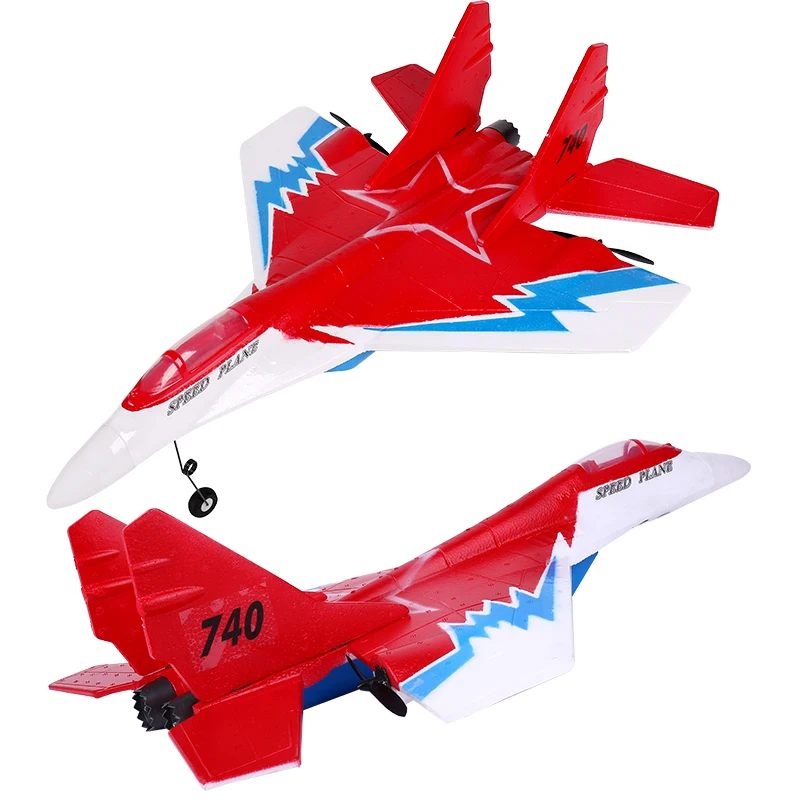 ZY-740 RC Remote Control Airplane Toys For Kids Gift 2.4Ghz Remote Control  Fighter Hobby Plane Foam Boys for Children Radio Fly
