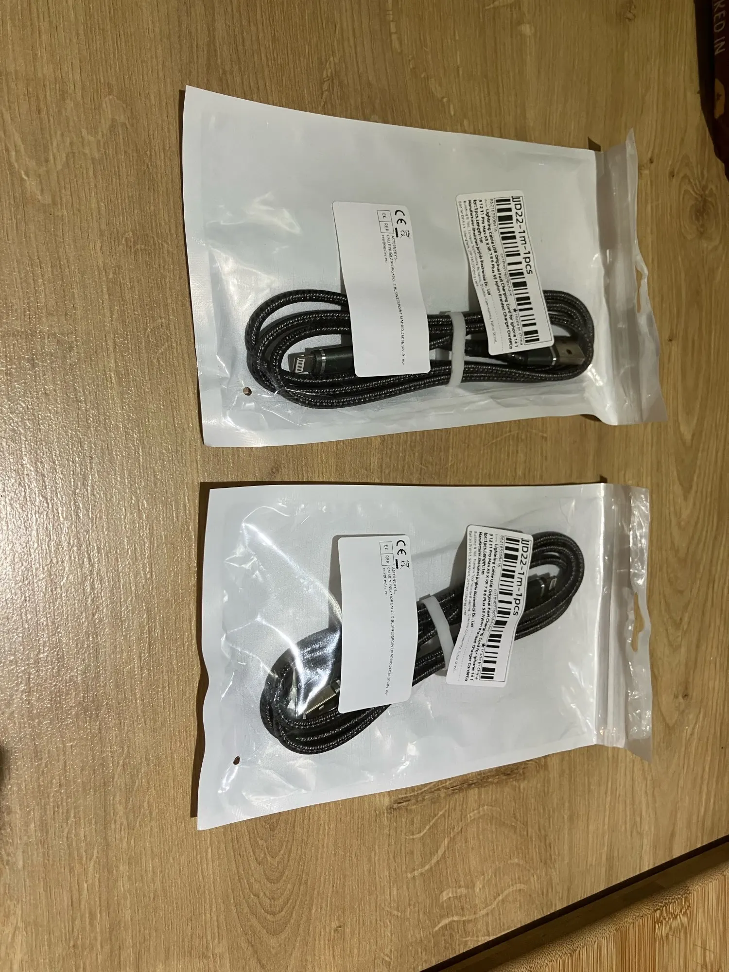 Lightning Cable USB Original Fast Charging Cord for Iphone 14 13 12 11 Pro Max XS X XR 7 8 6 Plus SE Nylon Braided Charger Cord photo review