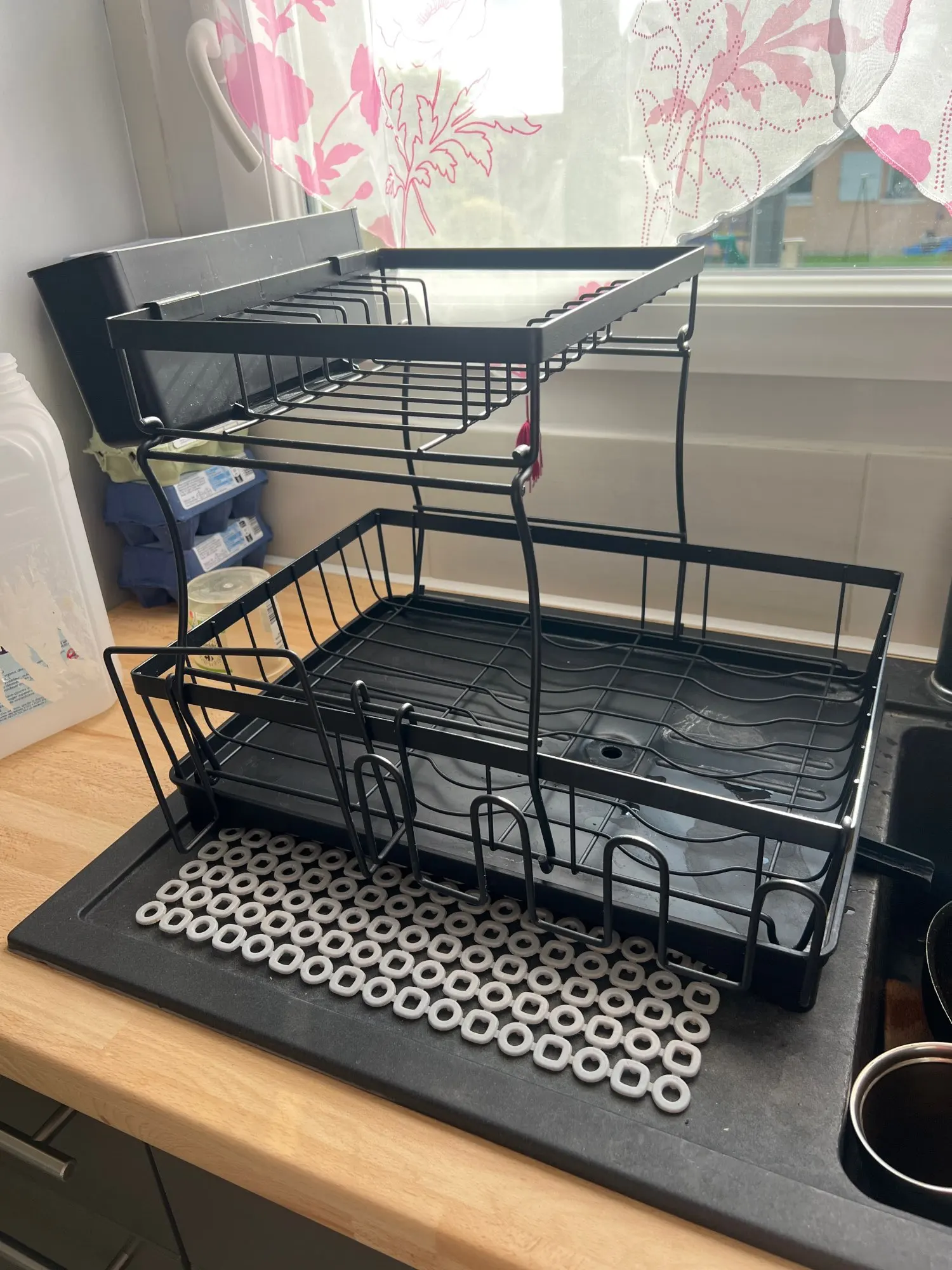 2-Tier Dish Drying Rack for Kitchen – Large, Removable & Space-Saving photo review