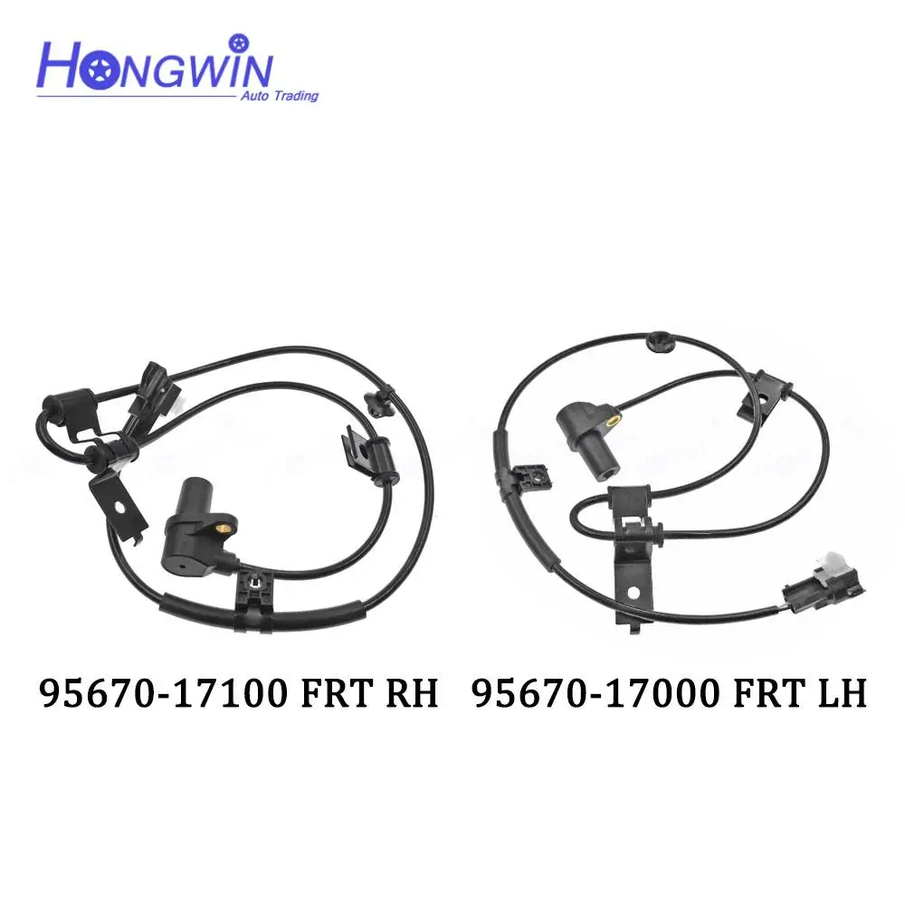 Front Right & Left ABS Speed Sensor 9567017000 9567017100 For Hyundai Kia Matrix (FC) 1.5 1.6 G4GB-G G4ED-L D3EA 95670 17000