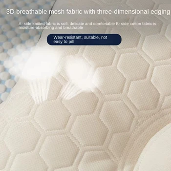 Adult Comfort Pillow Core Helps Sleep High Elasticity Pillow Breathable Fluffy Soft Safe Latex Pillow Rectangular Pillow 5