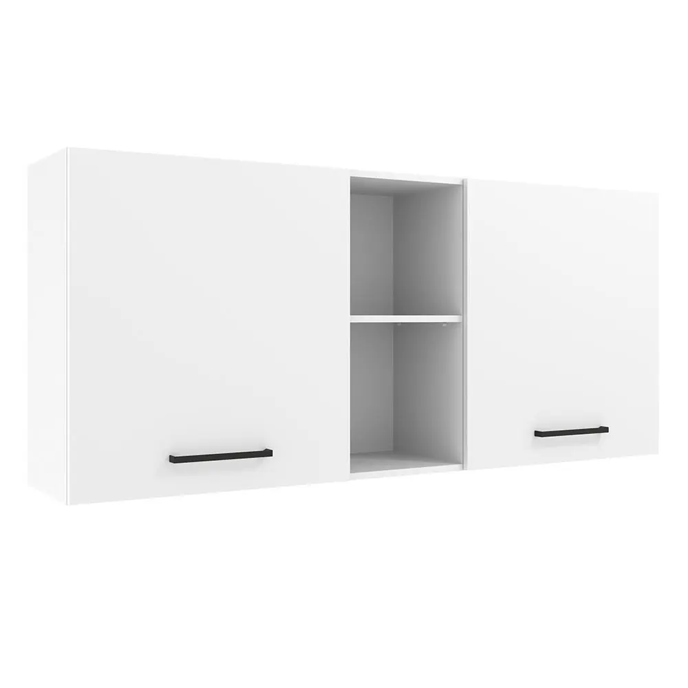 Mueble Superior De Cocina Madesa Agata 150cm Color Blanco