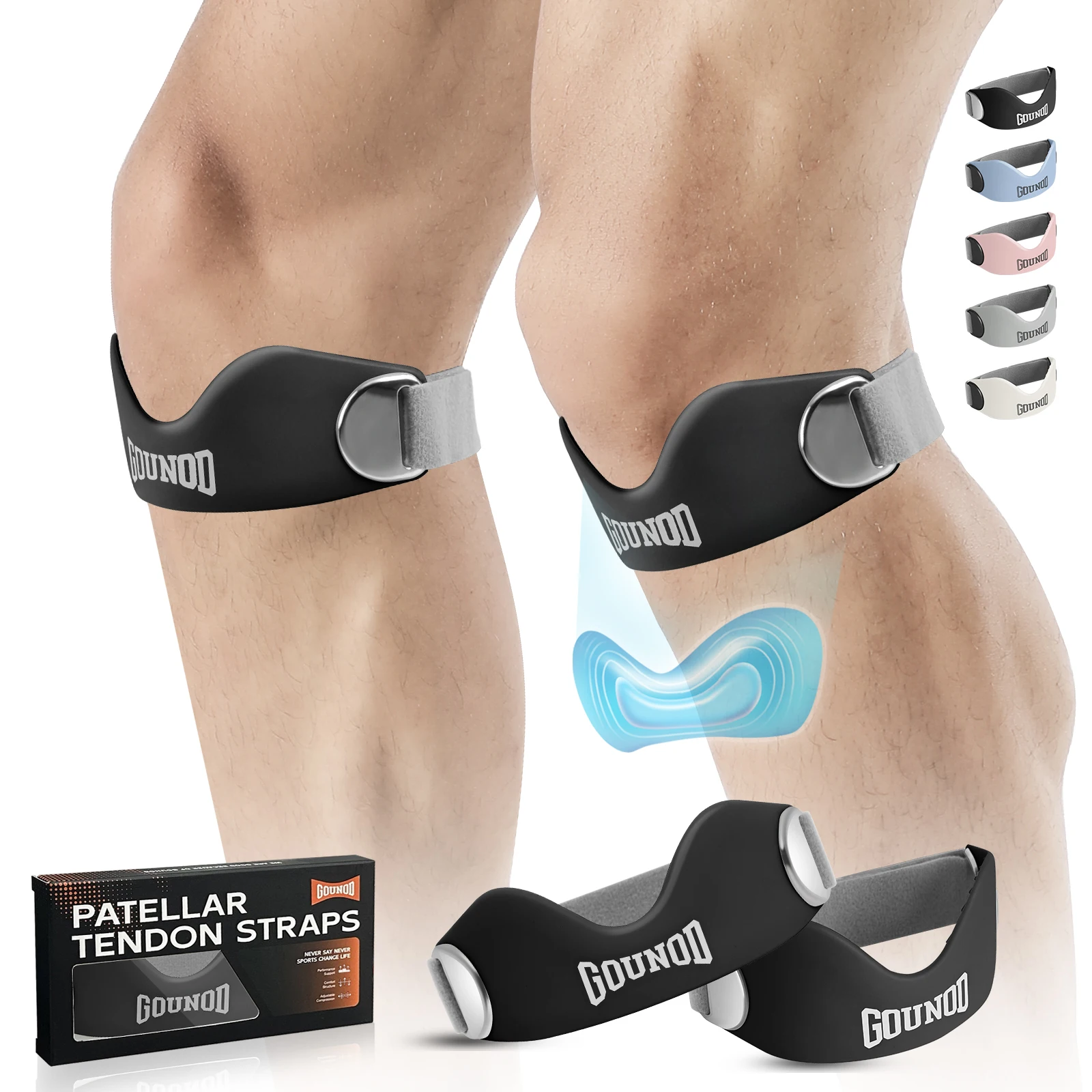 Silicone Patellar Tendon Support Strap 1