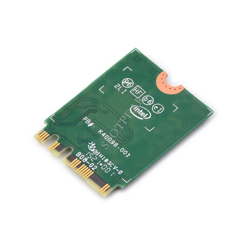 Intel 6E AX210 WiFi PCI-E Expansion Card Green