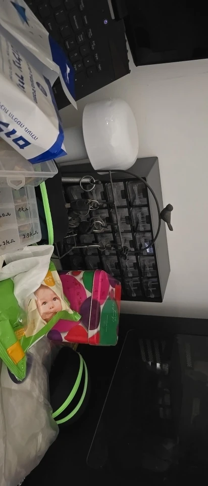 25 Drawer Plastic Drawer Storage Cabinet Storage Hardware and Craft Cabinet with 50 Removable Dividers for Bead Lego Storage photo review