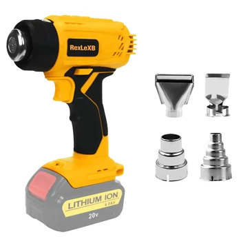 Dewalt 무선 히트 건, 휴대용 전기 핫 에어 건, 열 수축 포장, 과부하 보호, 20V 배터리 (배터리 없음), 400W