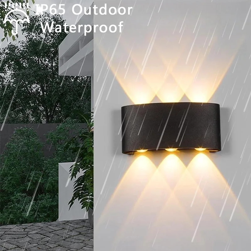 Aluminum Interior Wall Light Waterproof IP65 LED Wall Lamp Outdoor Garden Lights Bedroom Living Room Loft Decor Stairs Lighting led light led wall lamp wall light