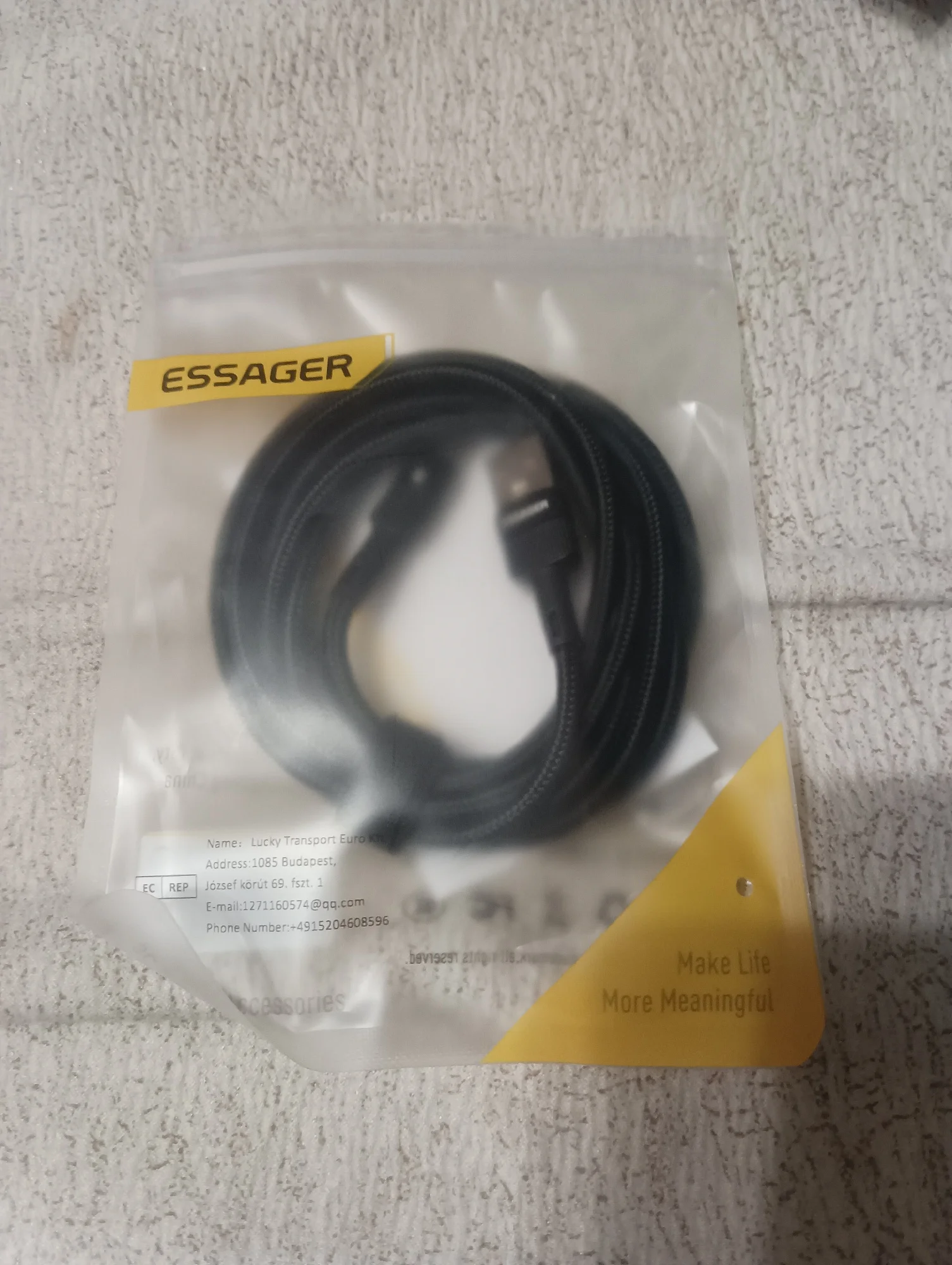 Essager 7A USB C Cable For Huawei Realme OnePlus Poco F3 photo review