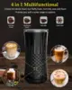 4 in 1 Electric Milk Frother And Steamer  240ml Electric Hot And Cold Milk Frother For Coffee Cappuccino Automatic Milk Frother 2