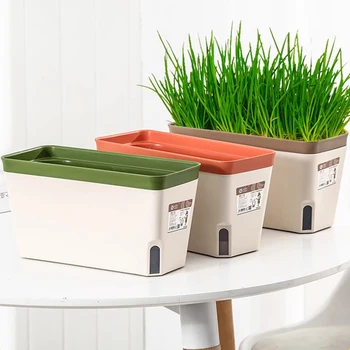 Rectangular Planter Flower Decorative Garden Planter Garden Plant Pot Indoor Plants Flowers Planter Decorative Planter
