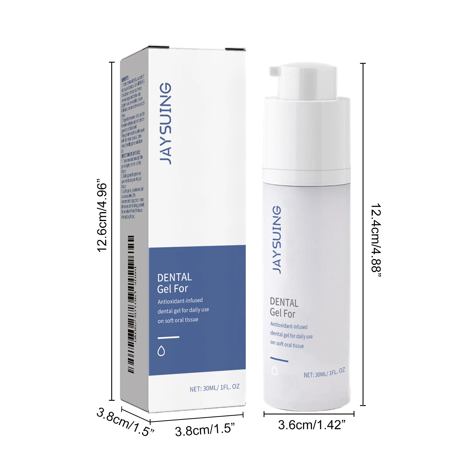 Jaysuing Teeth Cleaning Gel Remove Tea and Coffee Stains Eliminate Bad Breath Reduce Food Residue Oral Cleaning Teeth Gel