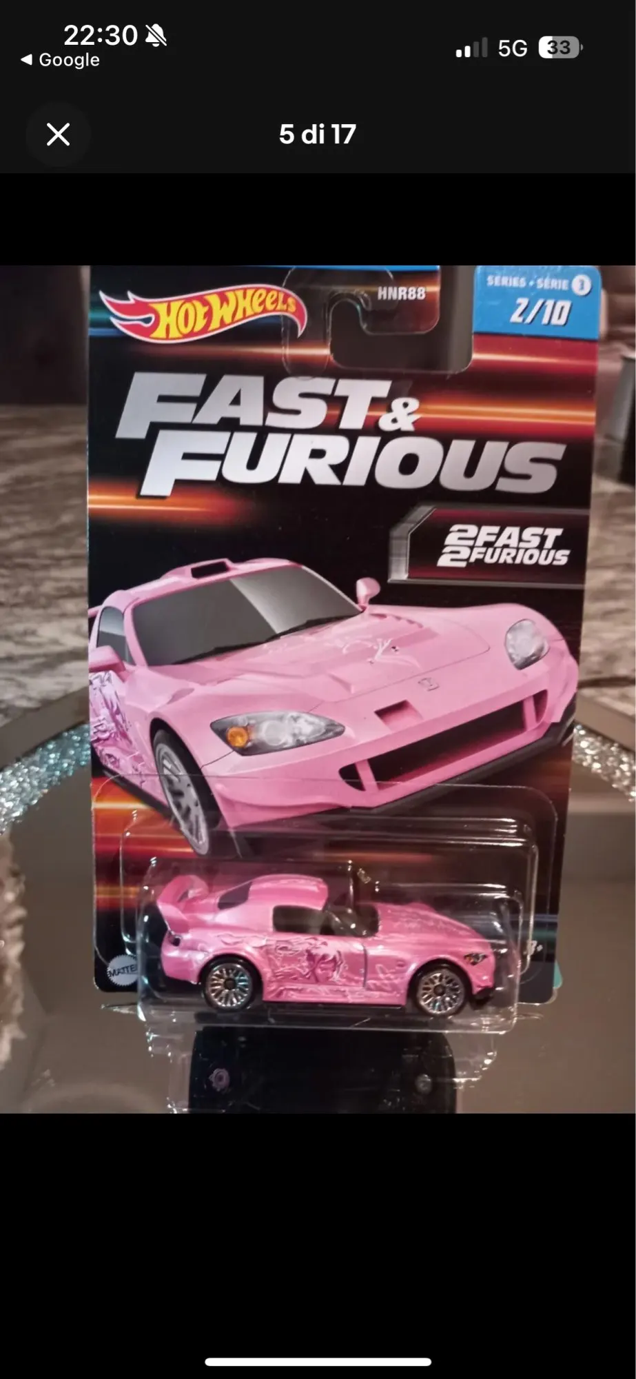 Hot Wheels 1/64 Fast and Furious NISSAN SILVIA S15 MITSUBISHI ECLIPSE TOYOTA SUPRA FORD ESCORT dodge hellcat Diecast car Model photo review