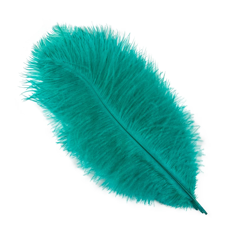 thumbnail image 1 of 10 piezas/lote de plumas de avestruz naturales de color rosa rojo para manualidades, decoración de bodas, fiestas, accesorios, centro de mesa, carnaval, 1 of 5
