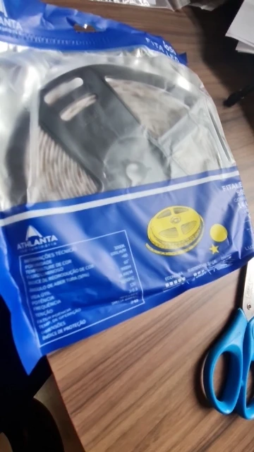 Fita Tira De Led 5050 5m Leds A Prova D'agua Branco Quente com silicone (Sem Fonte) photo review