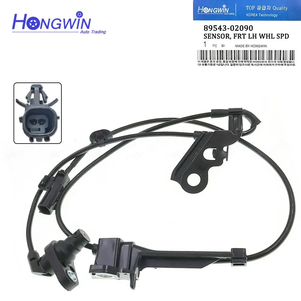 Front Right Left ABS Wheel Speed Sensor 89542 02090 For