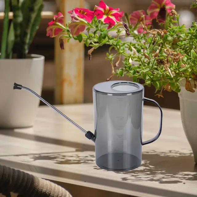 2L Watering Can Practical Flowers Gardening Tool Long Spout for Flower Bonsai House Plants Garden Flower Office Indoor Gardening 2