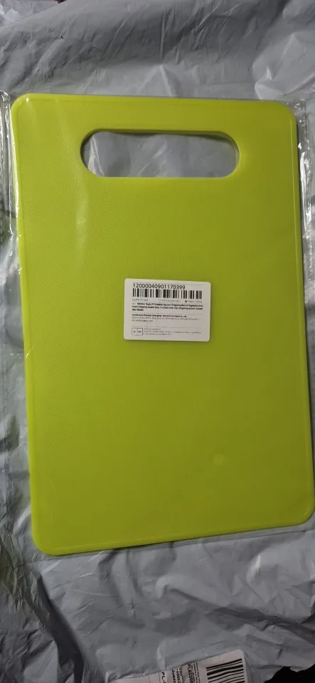 Creative PP Square Chopping Board, Non-Slip Vegetable & Fruit Cutting Board photo review