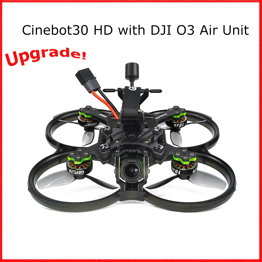 Geprc Aggiornato Cinebot30 Hd O3 Fpv Drone Con O3 Air Unit Vtx/Camera E Pnp, Frsky R-Xsr, Tbs Nano Rx, Elrs 2.4G Ricevitore