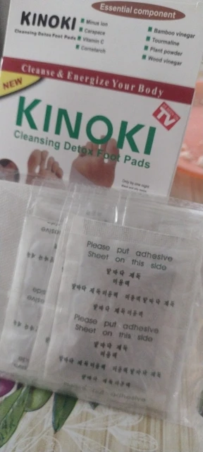 Kinoki Kräuter Detox Pads – Natürlich gesunde Füße für besseren Schlaf! photo review