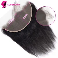 Lace Frontale 13x6 HD Lace effet ondulé, fermeture en dentelle transparente, ligne de cheveux naturelle pré-épilée 7