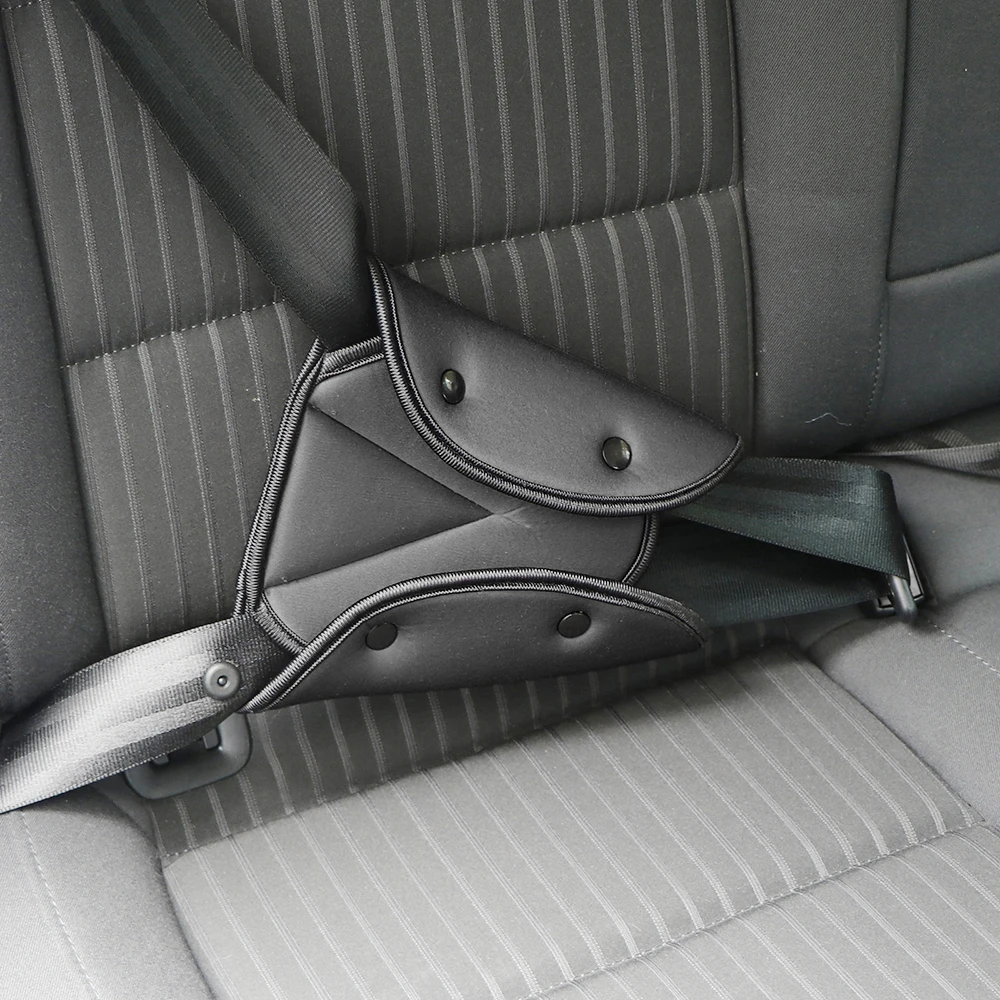 Car Seat Safety Belt Cover Sturdy Adjustable Triangle Safety Seat Belt Pad Clips Baby Child Protection Car-Styling Car Goods car accessories seat belt covers seat belt clip seat belt adjuster seat belt protection seat belt protector car seat belt accessory