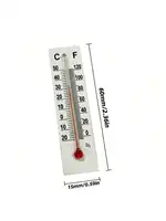Indoor Thermometer Hygrometer, Outdoor Wall-Mounted Humidity Meter Thermometers, Temperature Humidity Gauge Meter 2