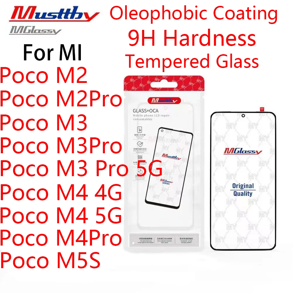 

5Pcs OCA Glass For MI M2 M2Pro M3 M3Pro M4 4G 5G M4Pro M5s Mobile Phone Front Screen Replacement Glass with OCA