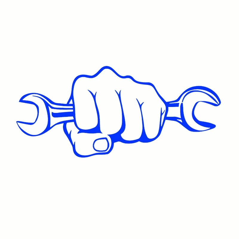 Shocker Hand Aufkleber OEM JDM FUN Sticker Decal in 10cm