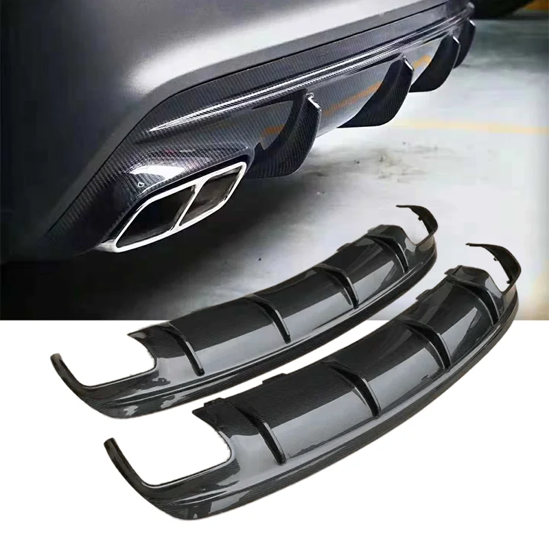 

Carbon Fiber Rear Diffuser For Mercedes Benz W117 Cla 45 Amg,100% TESTED WELL