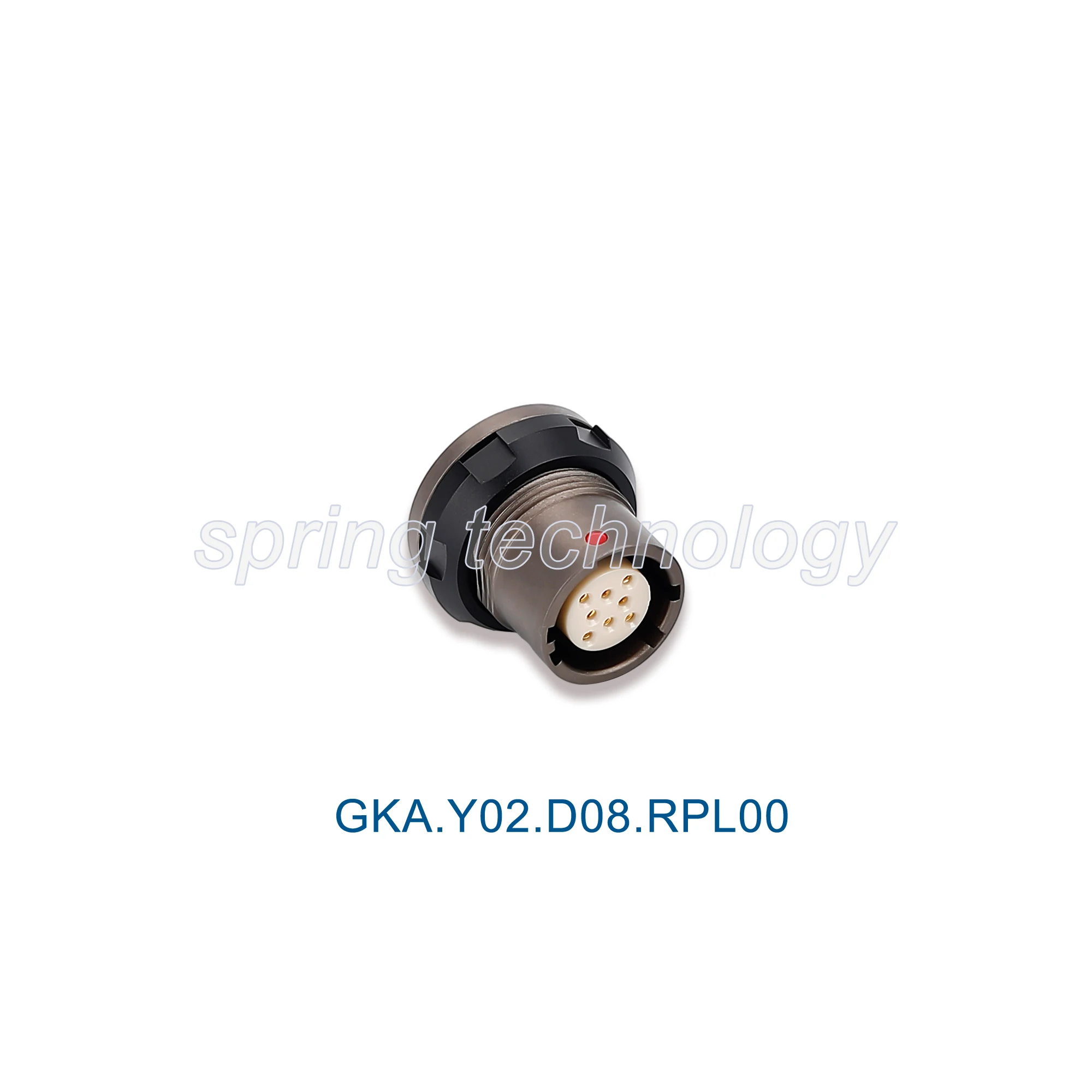

GK2YAR-PD8WJG0-0000, FX Series Y Version Push-pull Self-latching Multipole Ethernet Connector, GKA.Y02.D08.RPL00