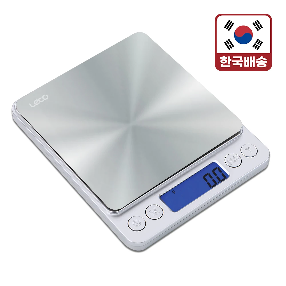 (LETO) 레토 전자저울 주방 전자 가정용 주방용 이유식 베이킹 정밀 디지털 저울 LKS-S01