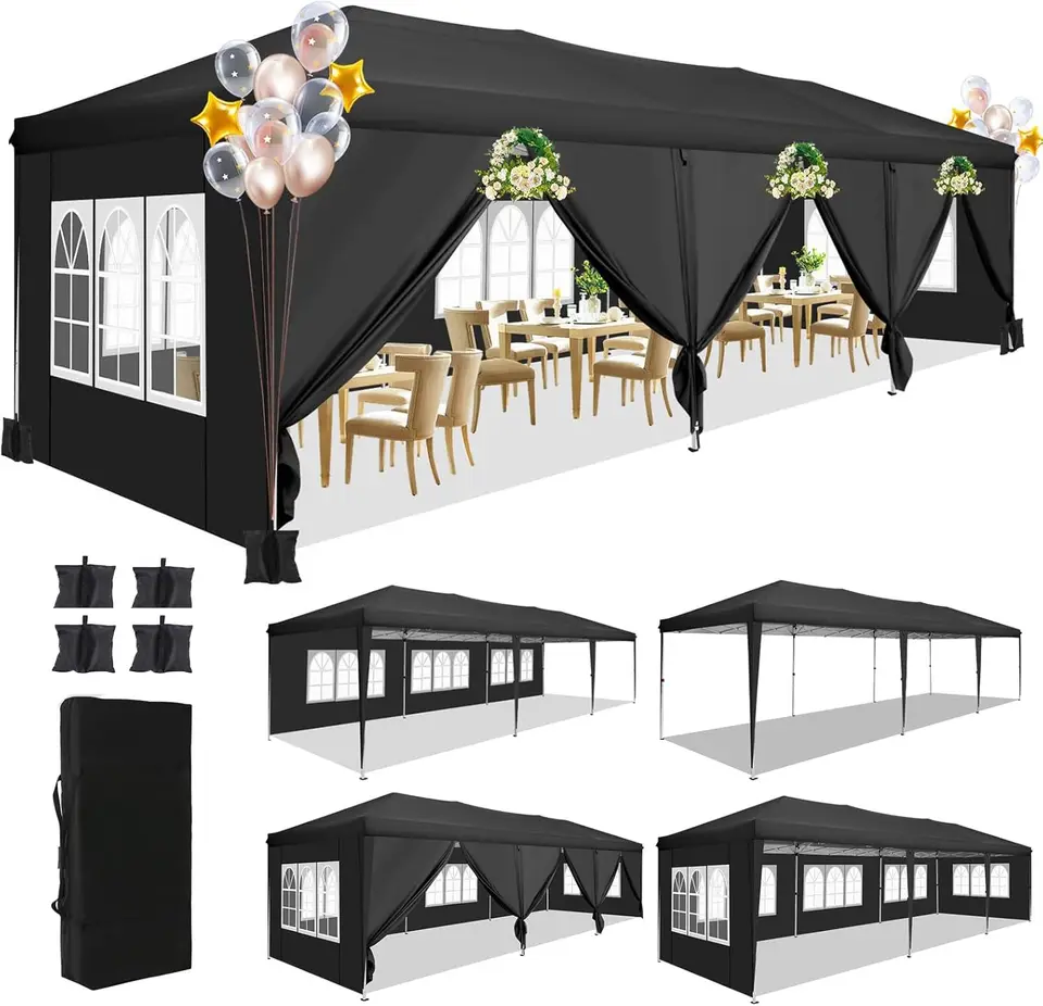 10x30 Feet Waterproof Pop Up Canopy Tent