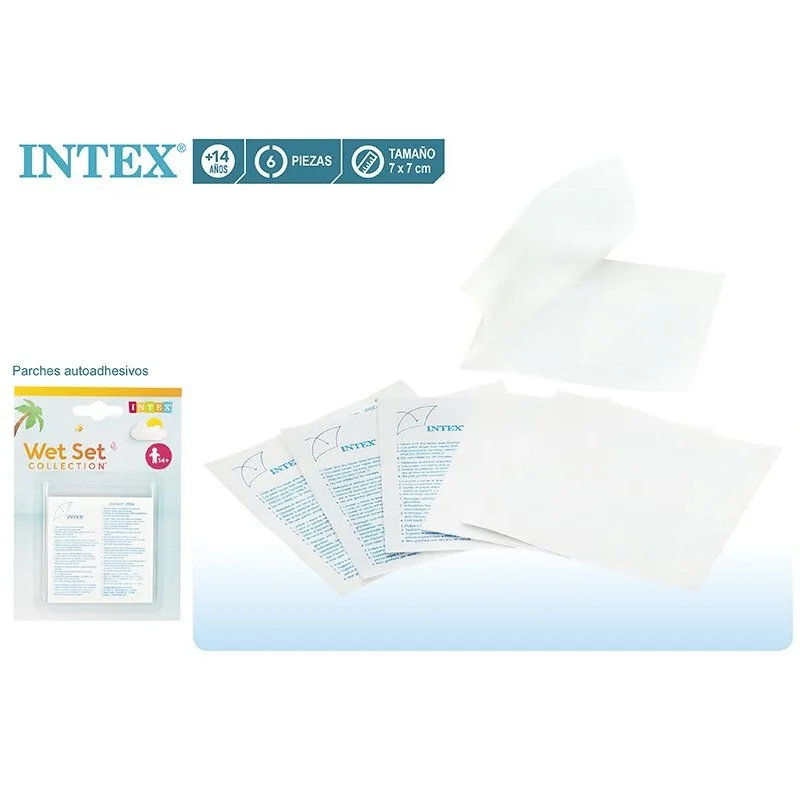 Intex 59631nprepair Set Selfadhesive Patches 7x7 Cm 6 Pcs Pool Accessories AliExpress