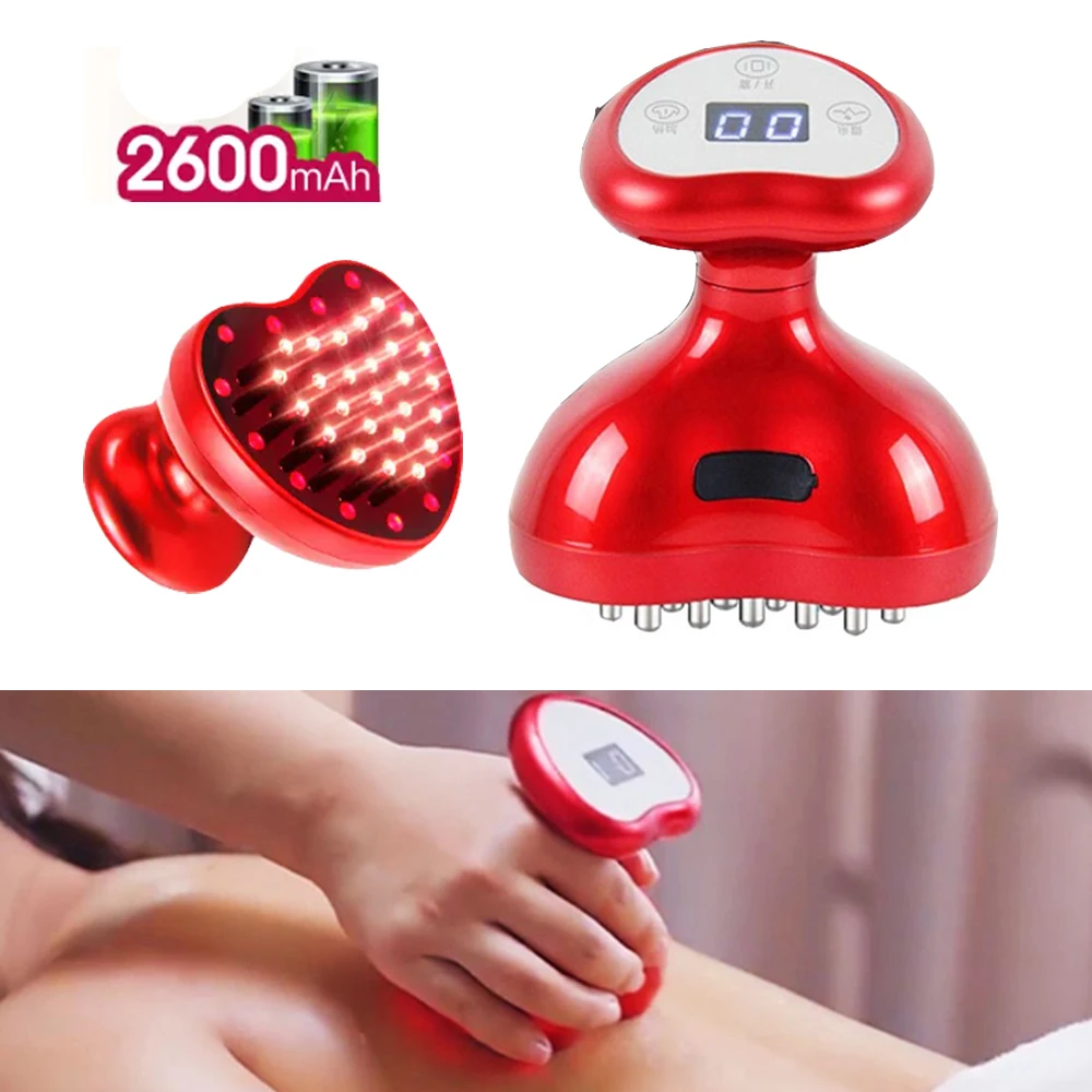 

Electric Cupping Stimulate Acupoint Body Slimming Massager Guasha Scraping Heat Massage Negative Pressure Acupuncture Therapy