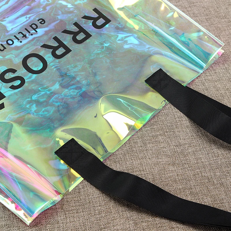 Holographic Transparent Bag Women Handbag Sac Holo Laser Prism