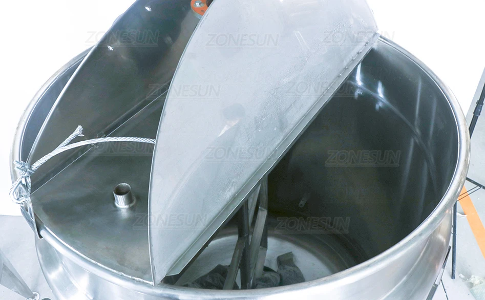 ZONEPACK Stainless Steel Liquid Paste Heating & Mixing Tank ZS-MB1000L