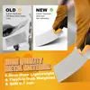 TOLESA Stainless Steel Taping Knife 5Pcs with 0.5mm Thickness Flexible Blades Drywall Knife Tools for Finishing Hole Patching 2