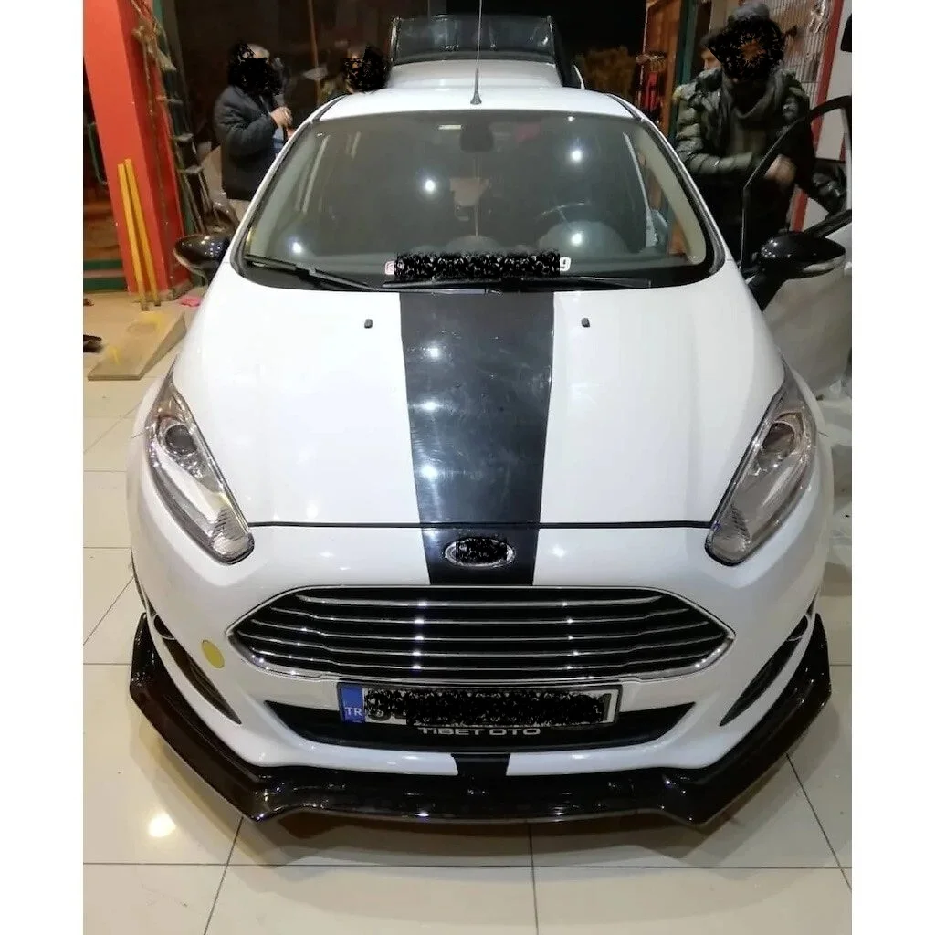

Насадка На передний бампер для Ford Fiesta 2009-2020, универсальная губа, автомобильный аксессуар, комплект из 3 предметов, спортивные брызговики