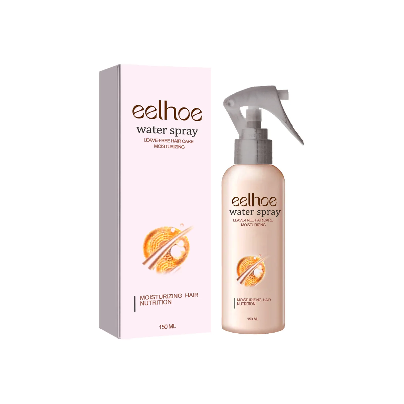 EELHOE Hair Repair Spray Essential Anti Frizz Spray Smoothing Hair Straighten Serum Scalp Treatment Nourishing 150ml